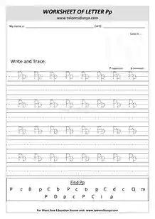 worksheet Pp